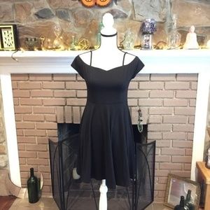 Little Black Off Shoulder Dress